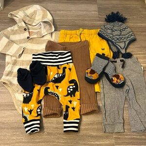 Hanna Andersson Baby Outfits Bundle - 8 Pieces